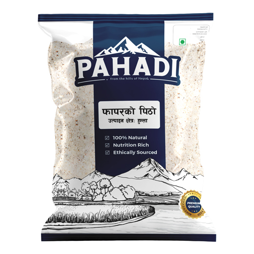 Pahadi Buckwheat Flour 1KG- Pillow Pouch X PCS MRP-315