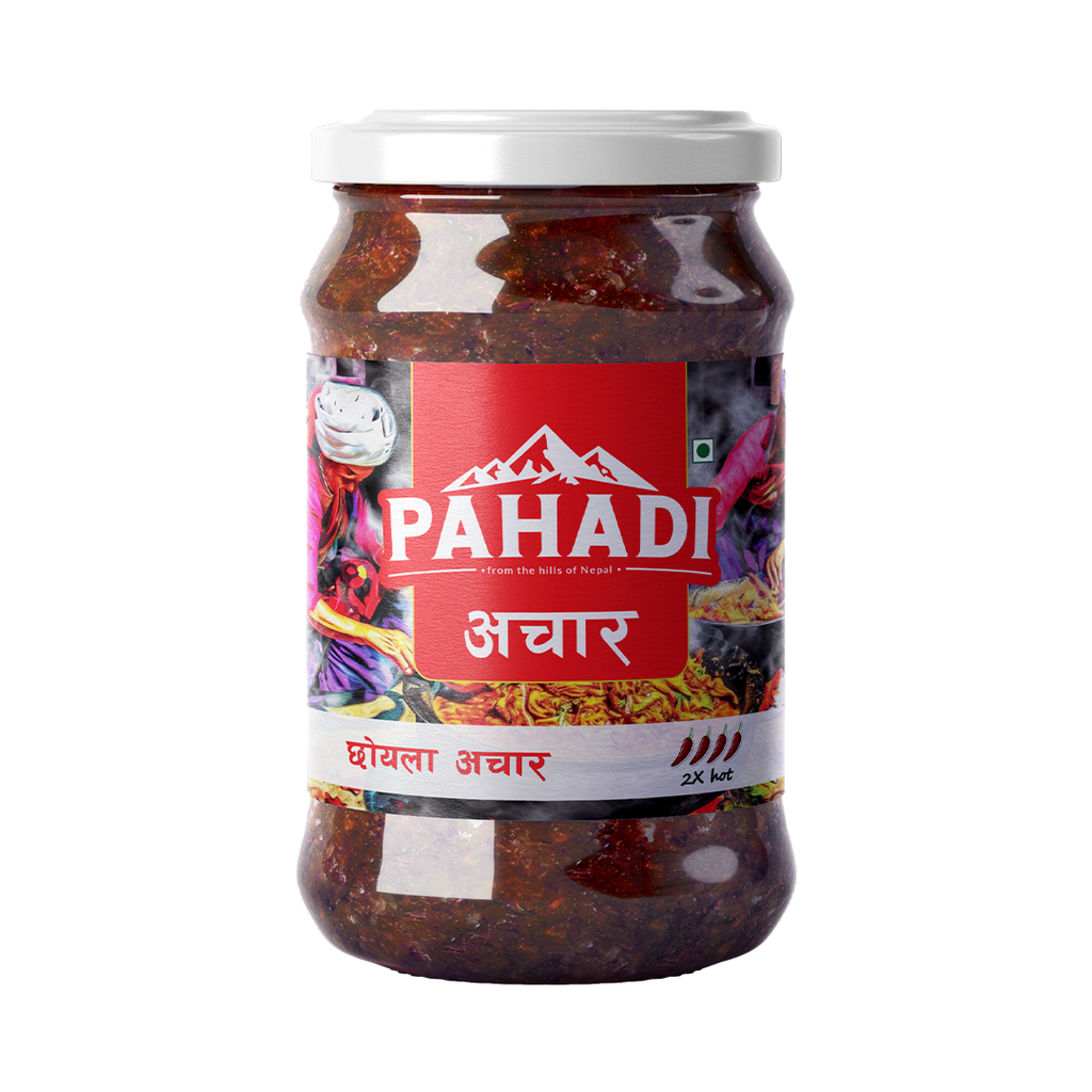 Pahadi Choyela Masala Achar 200GM- Glass Jar MRP-385