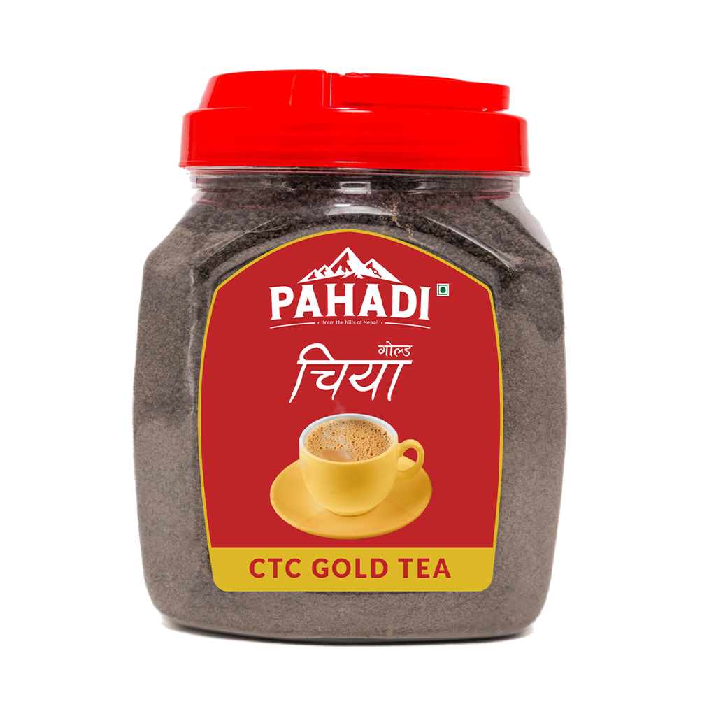 Pahadi CTC Gold Tea 500GM- Plastic Jar X 12PCS MRP-280